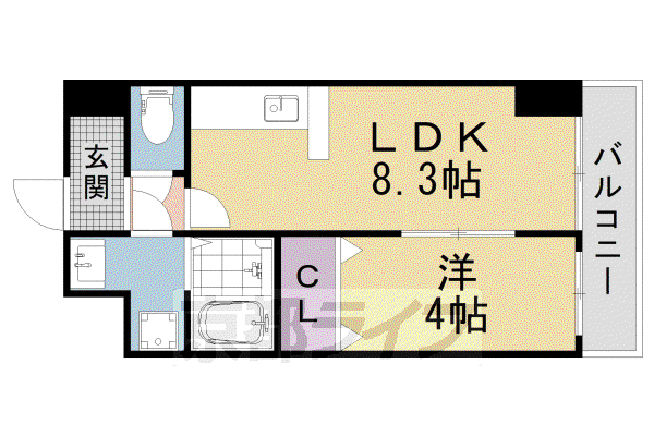 BLEZIOIII(1LDK/5階)の間取り写真