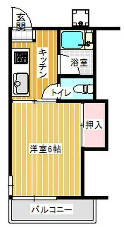 さくら荘 2階階 間取り