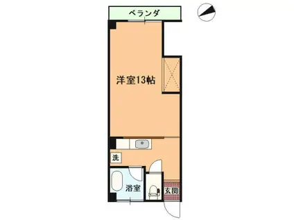 THE BALE 稲取(ワンルーム/4階)の間取り写真