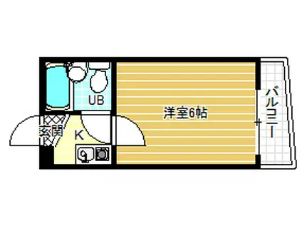 第7セイワコート(1K/4階)の間取り写真