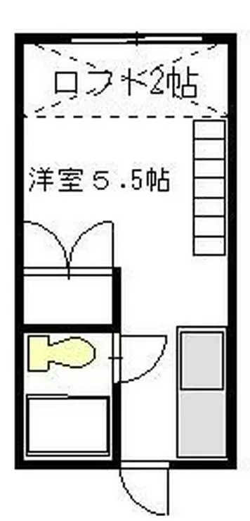 ホワイトハウス新城 1階階 間取り