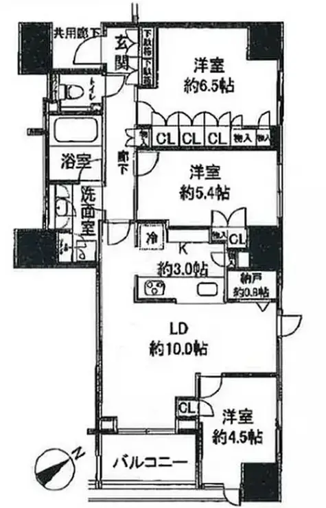 ブランズ日本橋茅場町 9階階 間取り
