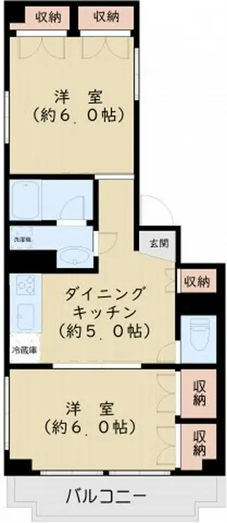 コーポウィステリア 4階階 間取り