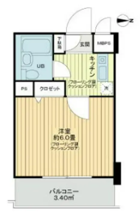 ライオンズマンション練馬第2 4階階 間取り