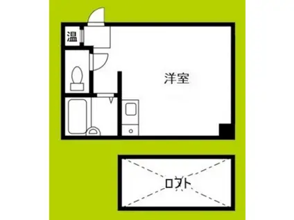 パッサージュI(1K/4階)の間取り写真