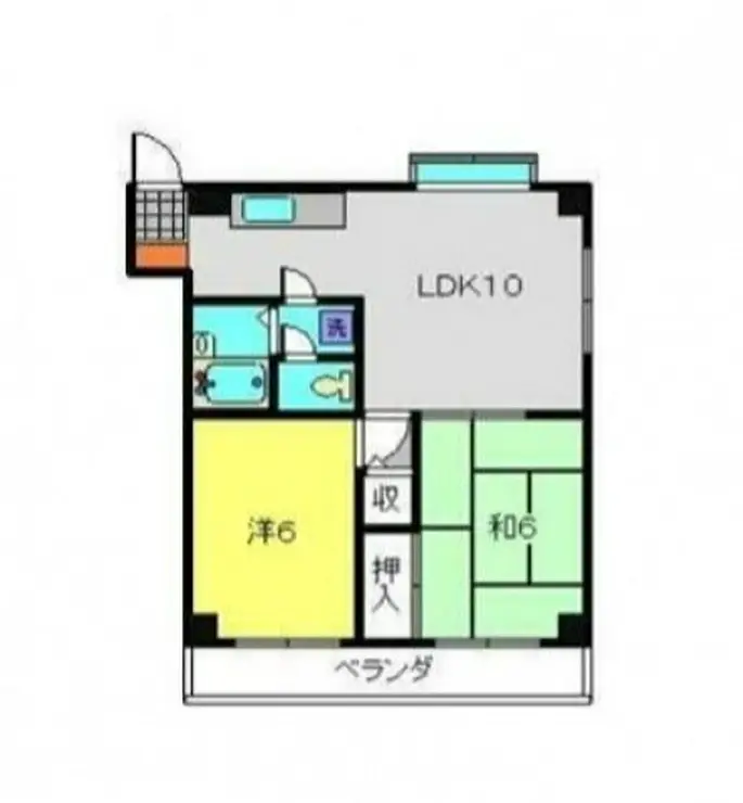 大貫ビル 8階階 間取り