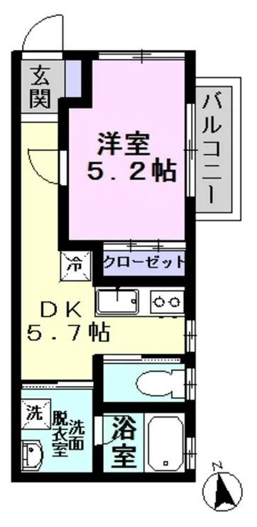 デュオーラ豊四季 1階階 間取り
