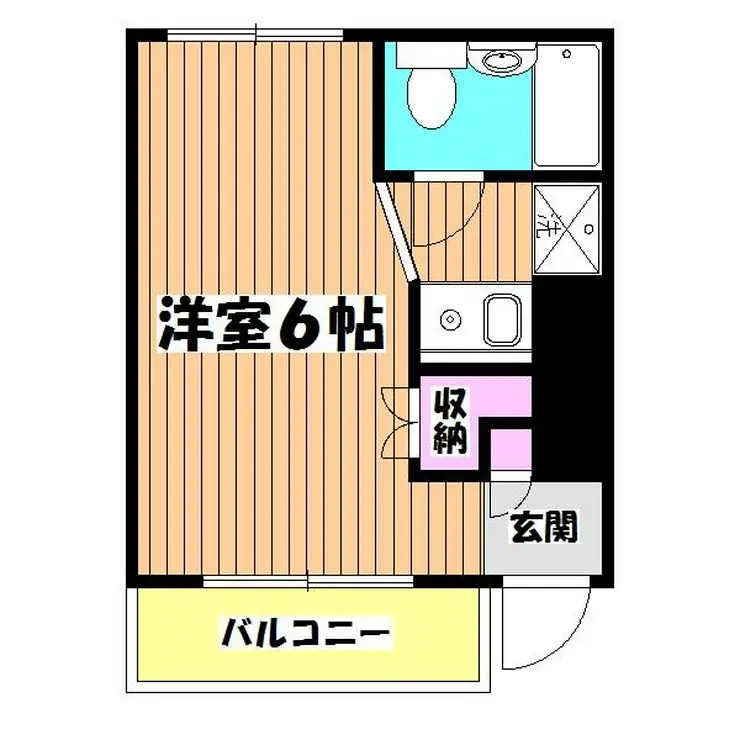 マリオン八王子III 3階階 間取り