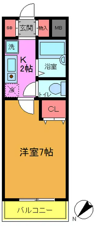 レジディア浦安 6階階 間取り