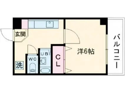 GM IWADE(1K/7階)の間取り写真