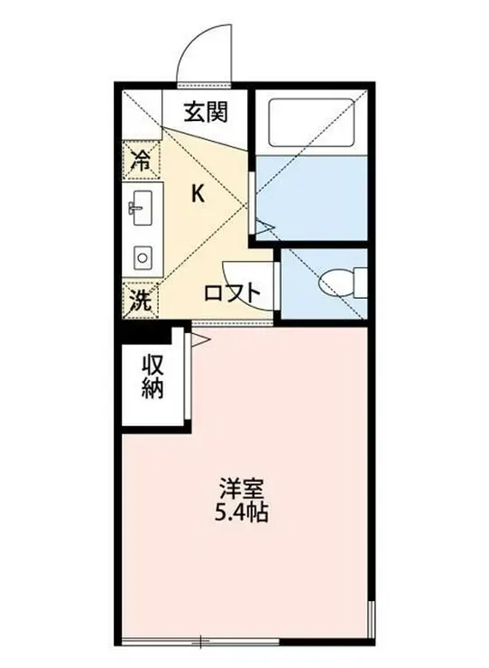 ドミール本郷台II 1階階 間取り