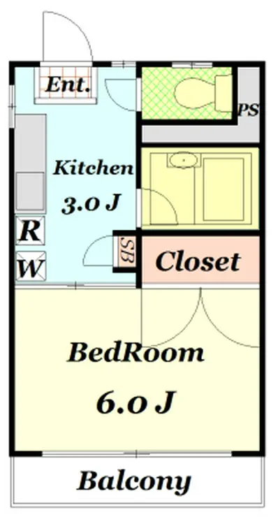 ロザンマンション 1階階 間取り