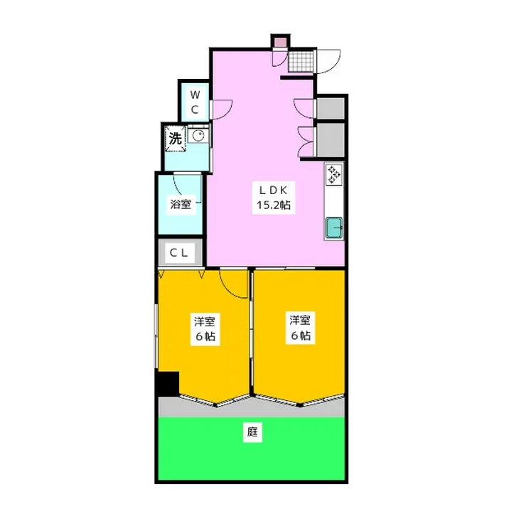 ディアアルテ 1階階 間取り