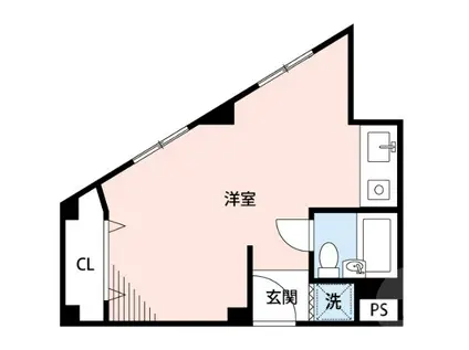 ナンノ第15号館(ワンルーム/3階)の間取り写真