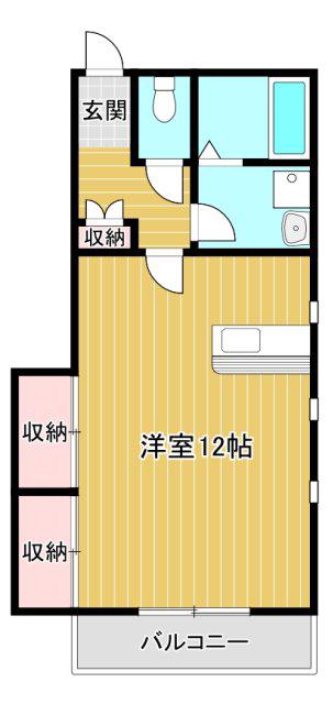 リモーネ(ワンルーム/1階)の間取り写真