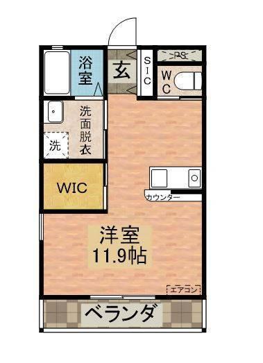DESA JAYA(ワンルーム/1階)の間取り写真