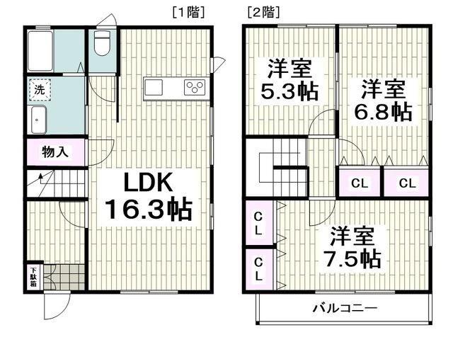 LEI ALOHA(3LDK/1階)の間取り写真