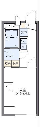 レオパレスエース(1K/2階)の間取り写真