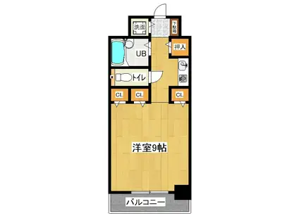 ダイニチコンストラクション(ワンルーム/2階)の間取り写真