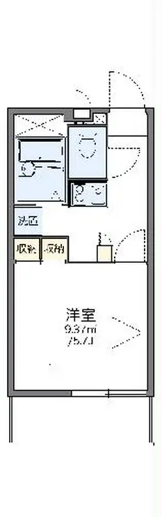 レオパレスECHO 3階階 間取り