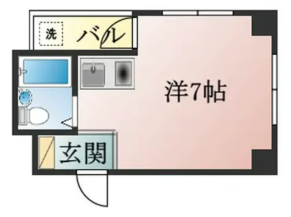 浜松アクタス(ワンルーム/2階)の間取り写真