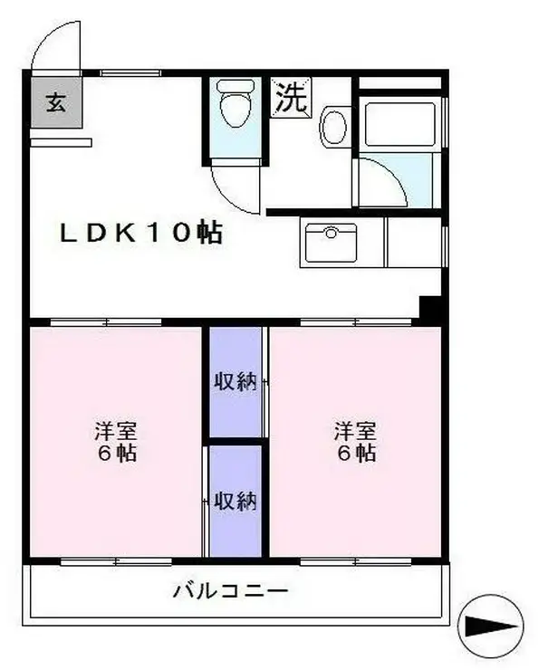 大勘ビル 3階階 間取り