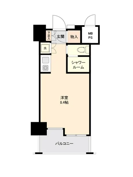 ルネ御苑プラザ 10階階 間取り