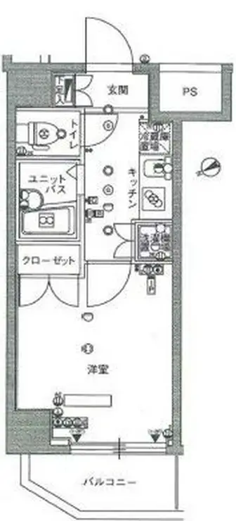スカイコート池上壱番館 2階階 間取り