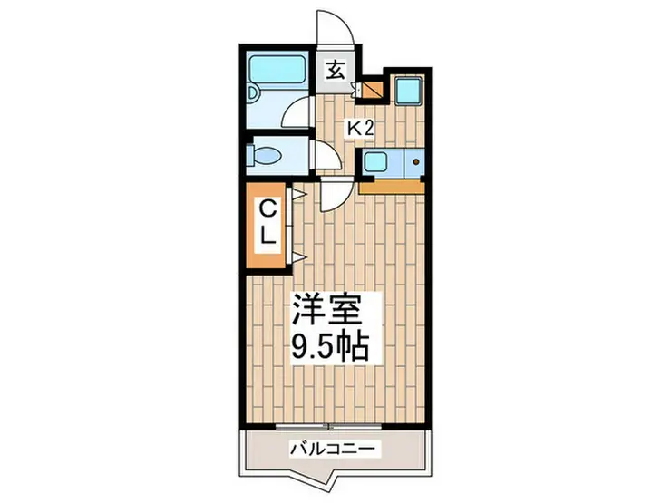クルーブ成城 3階階 間取り