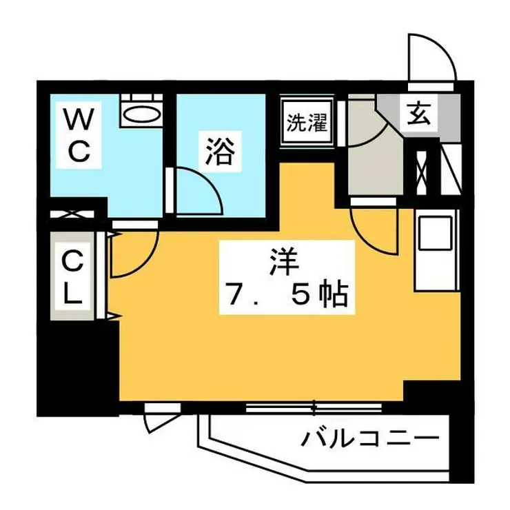 ライブコート草加 7階階 間取り