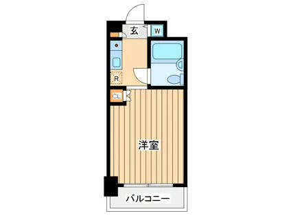 ウィンベルソロ横浜阪東橋1号館(ワンルーム/5階)の間取り写真