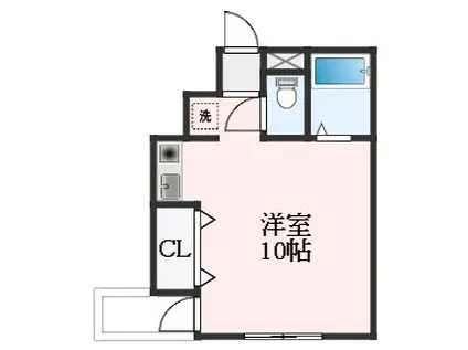 ヴィバーチェ(ワンルーム/4階)の間取り写真