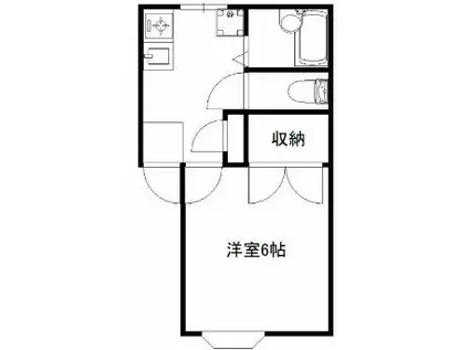 エル・グレースー上高井戸3丁目-(1K/2階)の間取り写真