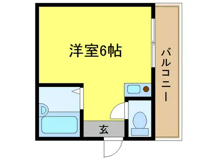 アイエムタワー(ワンルーム/4階)の間取り写真