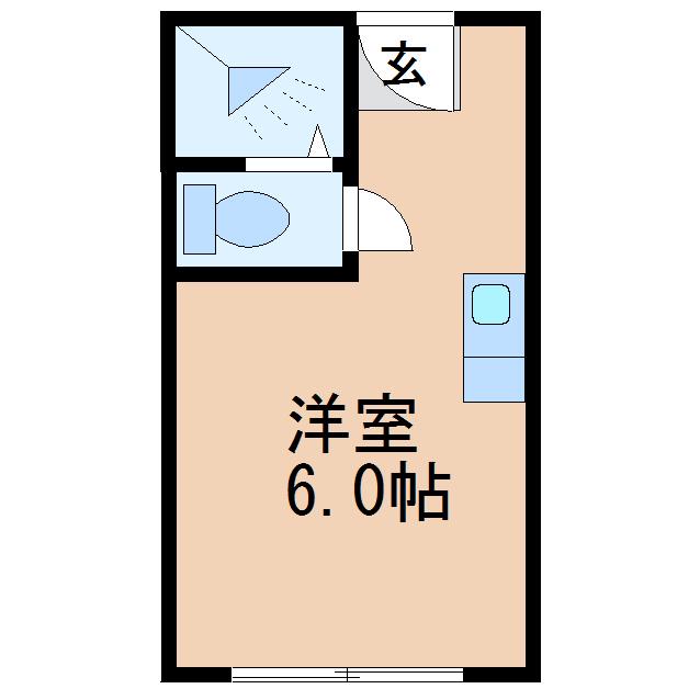 東カン名古屋キャステール(ワンルーム/10階)の間取り写真