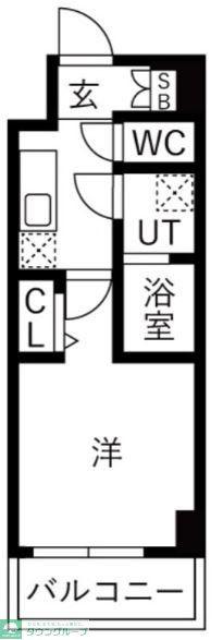 KDXレジデンス成増(1K/2階)の間取り写真