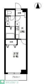 ロイヤルハウス(1K/3階)の間取り写真