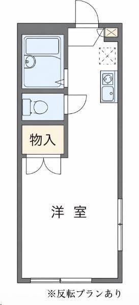 ハイツMIKA(1K/1階)の間取り写真