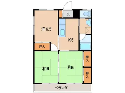 清水マンションA(3K/3階)の間取り写真