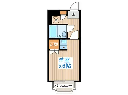 マノアール世田谷(ワンルーム/3階)の間取り写真