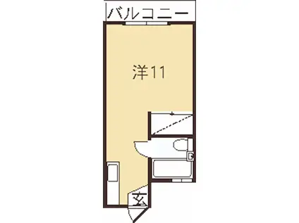 メゾンセブン(ワンルーム/5階)の間取り写真