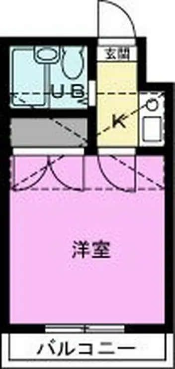 セントラル荻島 1階階 間取り