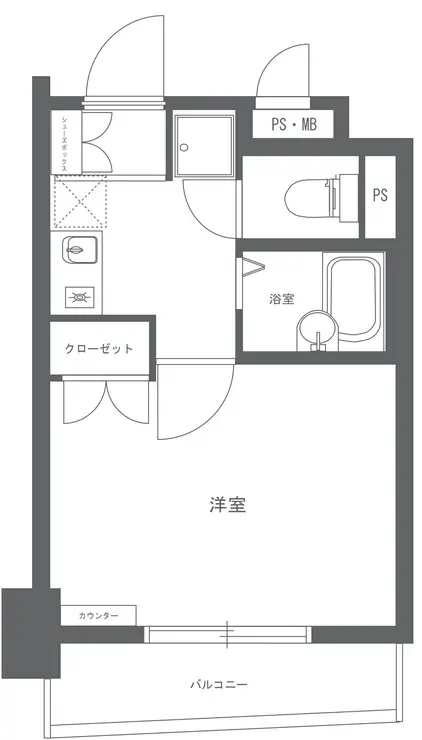 ヴェルステージ日本橋人形町 7階階 間取り