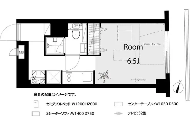 シルバープラザ新宿第2 5階階 間取り