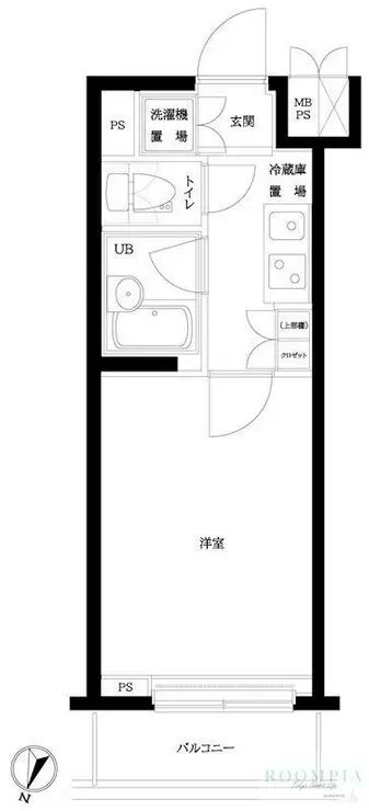 ルーブル鷺宮参番館 2階階 間取り