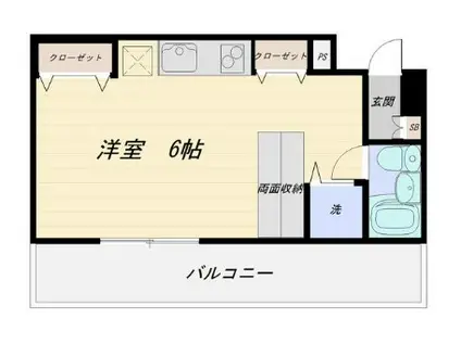 コモド西麻布(ワンルーム/3階)の間取り写真