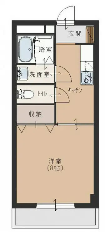 シャトーサンワ 3階階 間取り