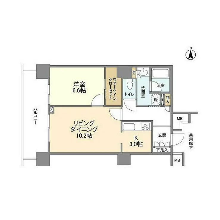 豊洲シエルタワー 24階階 間取り