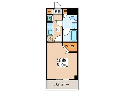 エントピア・レスト(1K/3階)の間取り写真