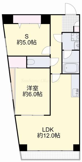 上杉第3ビル野田(1SLDK/3階)の間取り写真